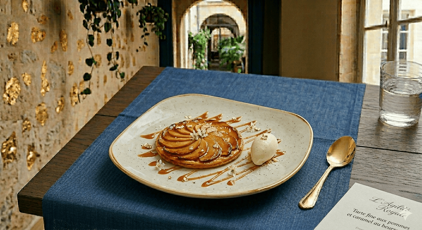 Tarte aux Pommes Restaurant La Cour