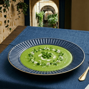 Velouté de Petit Pois Restaurant La Cour
